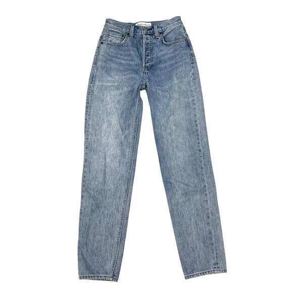 Denim Forum The Boyfriend High Rise Loose Jeans Size 23 Button Fly 9 Yrs Blondie - Picture 4 of 13